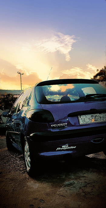 Peugeot 206 BLUE, rallye, greece, 206, blue, peugeot HD phone wallpaper