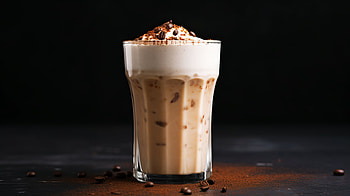 Coffee Milkshake - Indulgent Creamy Beverage Background, Coffee Milkshake, food, milkshake HD wallpaper