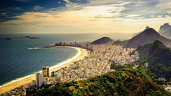 Breathtaking views, Copacabana Coastline, Beach bliss, Top HD wallpaper
