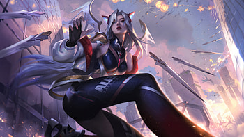 Battle Acrane Irelia Fan Art, irelia, league-of-legends, games, artist, artwork, digital-art, artstation, video-games HD wallpaper