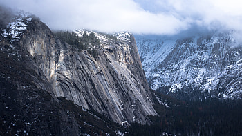Nature, Mountains, Snow, Rocks, Vertex, Top HD wallpaper