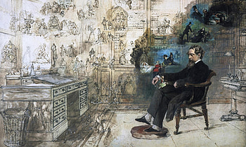 Dickens's Dream, Charles Dickens HD wallpaper