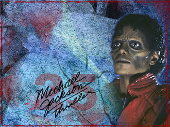 Michael Jackson~Thriller, music, zombie, singer, video, michael jackson, king of pop, thriller HD wallpaper