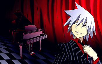 Soul Eater Evans, evans, nice, soul, anime, piano, cool, silver hiar, eater, soul eater HD wallpaper