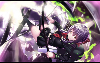 Hiiragi Shinoa, Owari no Seraph, Hiiragi, Shinoa, Seraph of the End HD wallpaper
