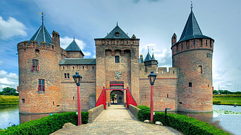 Muiderslot, Netherlands HD wallpaper