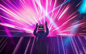 Marshmello Concert , marshmello, music, dj HD wallpaper
