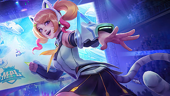 Wanwan e girl, art, character sign Aquarius, fictional character, mobile Legends, tiger, Zodiac chinese HD wallpaper