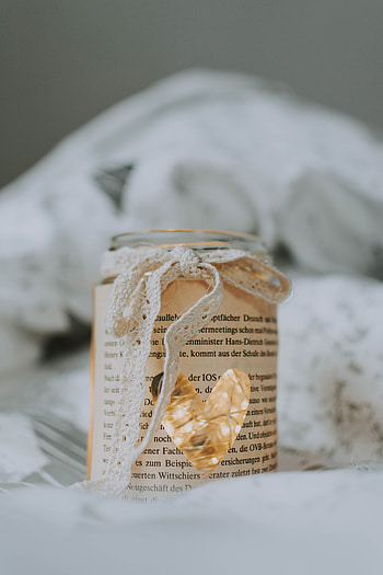 Love, Bank, Jar, Bow, Heart, Garland, Decoration HD phone wallpaper