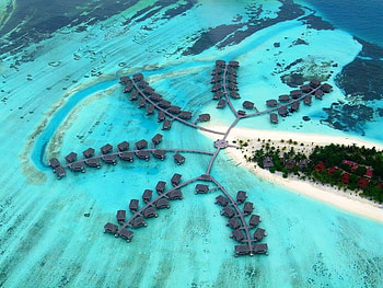 Beach Huts, cool HD wallpaper