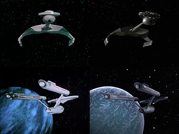 Star Trek Original and Enhanced Effects, TOS, Star Trek, Enterprise, Enhanced Special Effects, Starship Enterprise HD wallpaper