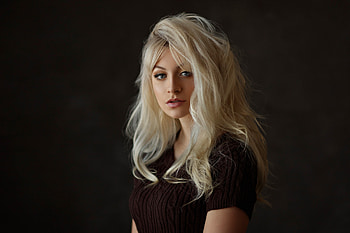 Blue Eyes Blonde, blonde, blue-eyes, girls, model HD wallpaper
