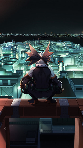 Bakugou Nightwatch | Explosive Rooftop | Katsuki's City Guard | MHA , Katsuki Bakugou, Anime, My Hero Academia HD phone wallpaper