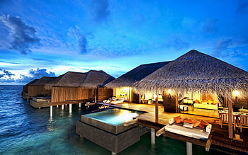 Summer Holiday, Beach, Cotttages, Vacation, Hut HD wallpaper