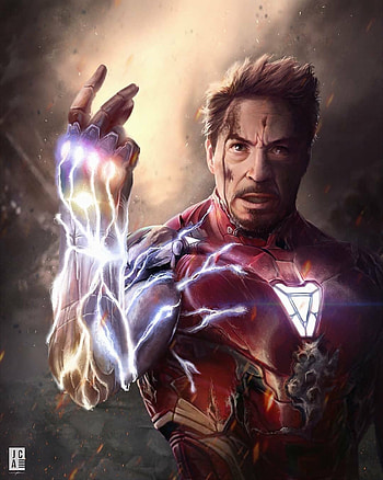 Iron Man Snap, Iron Man Endgame HD phone wallpaper