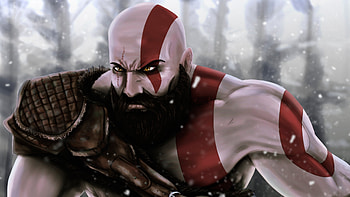 Kratos, kratos, games, artwork, digital-art, deviantart HD wallpaper
