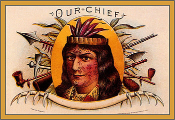 Our Chief, chief, pipes, other, people, cigar box, folk art HD wallpaper