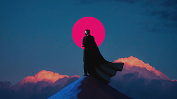 Overseer, warrior, artist, artwork, digital-art, outrun HD wallpaper