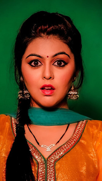 Shafaq Naaz, bollywood actress, , cute face HD phone wallpaper