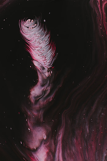Abstract, Dark, Divorces, Paint, Liquid, Wavy HD phone wallpaper