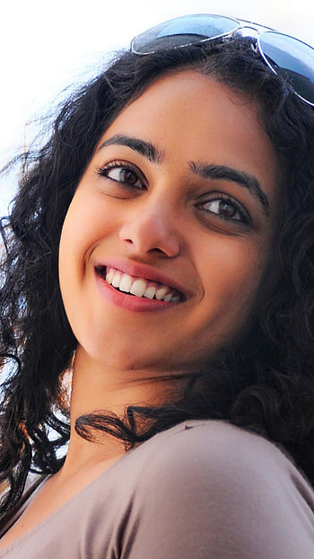 Nithya Menon, closeup, multilingual actress HD phone wallpaper