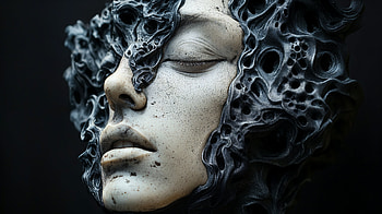 Sci-Fi Synthoid: A Exploration of the Unknown, Sci Fi, sculpture, artistic, Abstract HD wallpaper