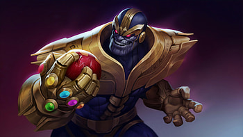 Thanos Has Iron Man Head Mask, thanos, superheroes, digital-art, artwork, supervillain HD wallpaper