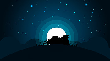 Timon and Pumbaa, TV series, Animation, Timon and Pumbaa silhouette HD wallpaper
