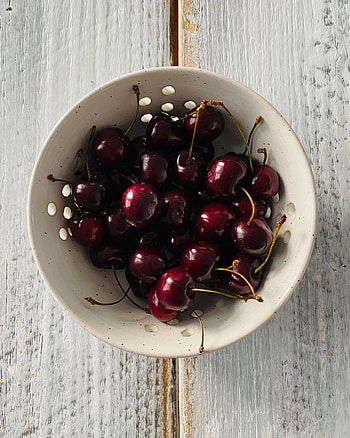 Sweet Cherry, Food, Cherry, Berry, Plate, Fruit HD phone wallpaper