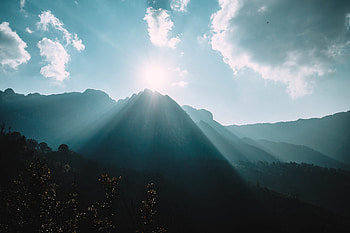 Nature, Mountains, Clouds, Fog HD wallpaper