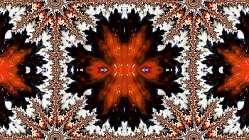 Trippy Psychedelic Fractal, trippy, psychedelic, aesthetic, red, white, Abstract, fractal HD wallpaper