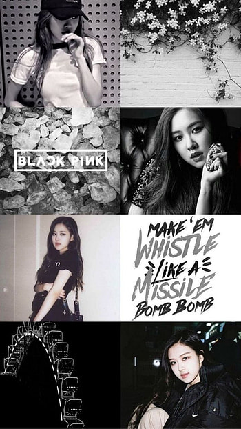 Rose blackpink , WHISTLE, KPOP, BLINK, DARK HD phone wallpaper