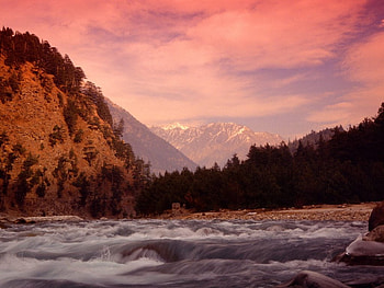 himalayan mountains, nature, mountains HD wallpaper
