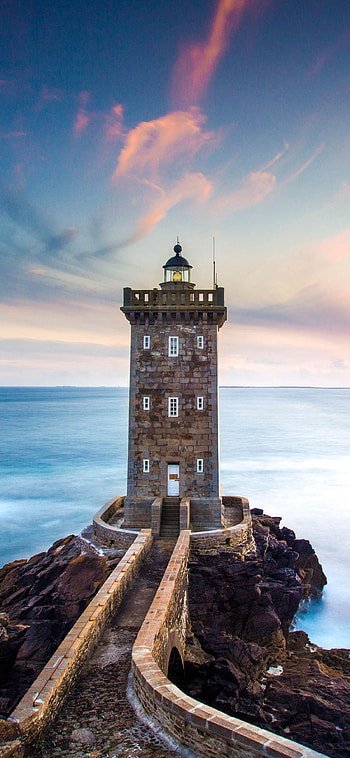 Mobile , Nature's beacon, Serene landscapes, que lighthouse HD phone wallpaper