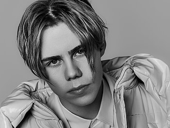 The Kid LAROI, Australian singer, Black and white, Mocah HD wallpaper