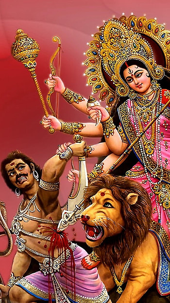 Durga Devi, Ambe Mata HD phone wallpaper