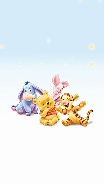 Winnie the Pooh Animation, Tigger, Eeyore, Piglet HD phone wallpaper