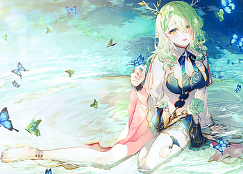 Hololive-Fauna, Fauna, Hololive, girl, Anime HD wallpaper