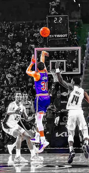 Curry, ball, basketball HD phone wallpaper