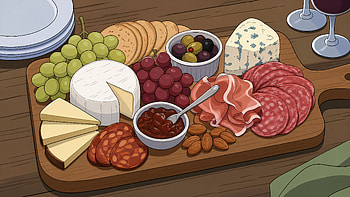 Gourmet Charcuterie Board — HD wallpaper