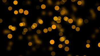 Bokeh, Gold Dots HD wallpaper