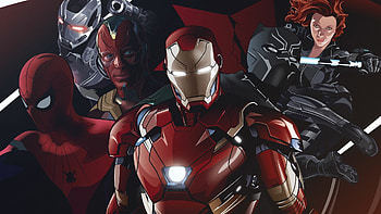 Marvel Heroes, Avengers superheroes, Artistic , Epic team artwork HD wallpaper