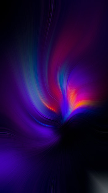 Colorful forms, abstract, wavy pattern HD phone wallpaper
