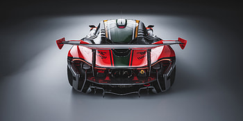 2023 Mclaren P1 Senna Rear View, mclaren-p1, mclaren, 2023-cars, cars, behance HD wallpaper