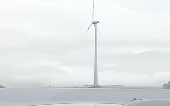 City, Vector, Gloomy, Gloomily, Windmill HD wallpaper
