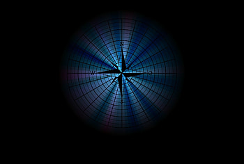 Art, Dark, Compass, Polar Coordinate System HD wallpaper