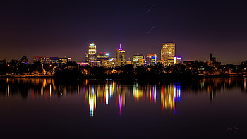 Denver Skyline, Travels, Downtown Denver, Sloan Lake HD wallpaper