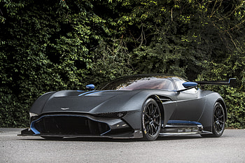 Aston Martin Vulcan, sprots car, front, gray HD wallpaper