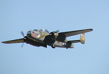 North American B25 Mitchell, american, b25, north, usaf, bomber, ww2, mitchell, war HD wallpaper