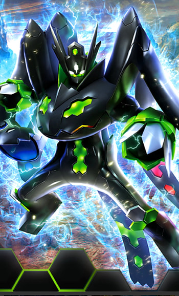 Zygarde, electric blue, art HD phone wallpaper